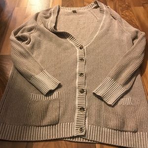 Mossimo Supply Co Beige Cardigan